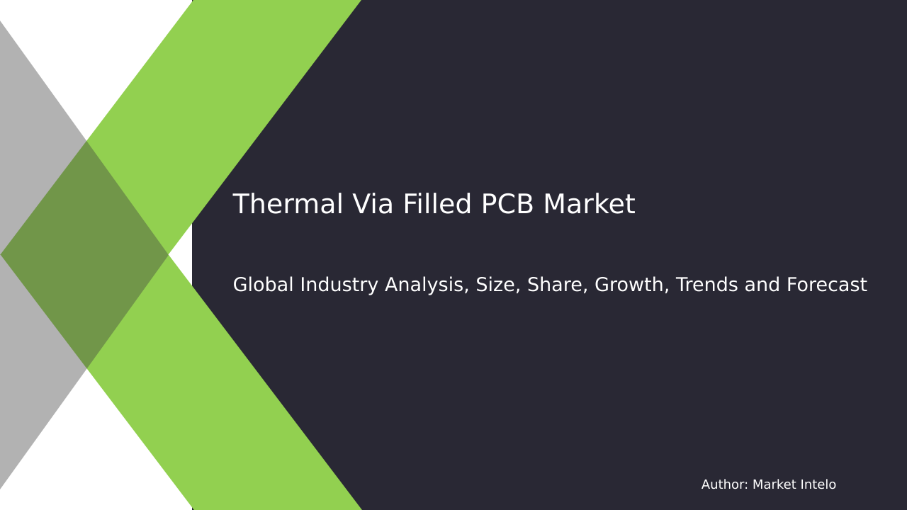Thermal Via Filled PCB Market Research Report 2033