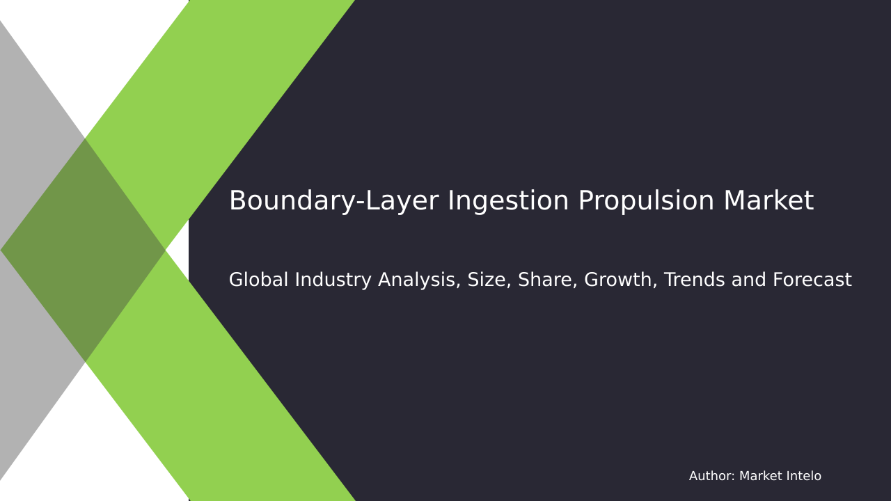 Boundary-Layer Ingestion Propulsion Market Research Report 2033