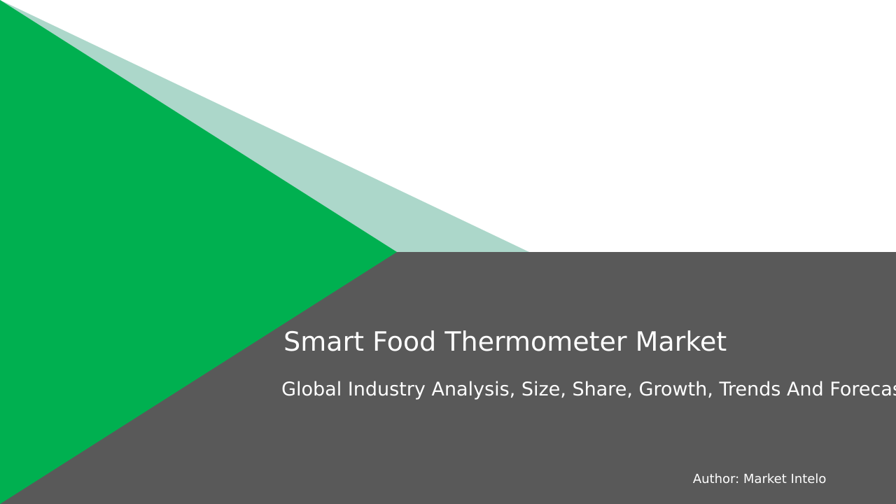 Smart Food Thermometer Market Research Report 2033