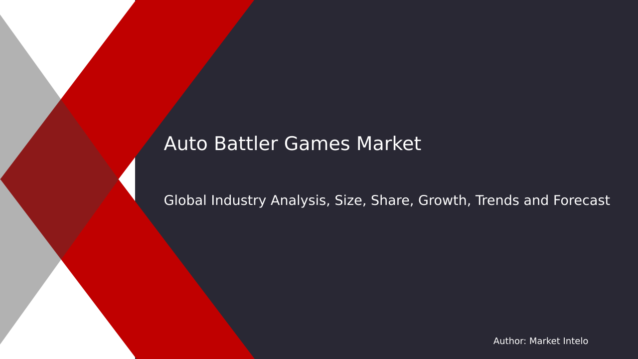 Auto Battler Games Market Research Report 2033