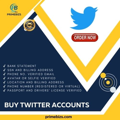 Buy Twitter Accounts - 100% Safe US,UK,CA,AUS ACC Available