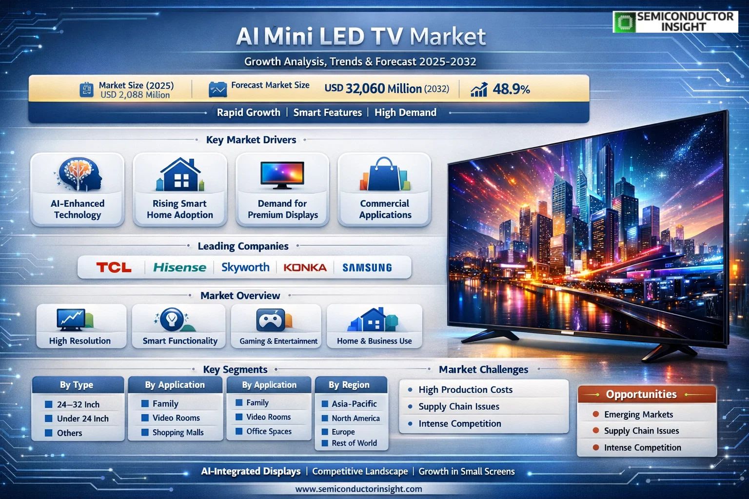 AI Mini LDE TV Market 2026