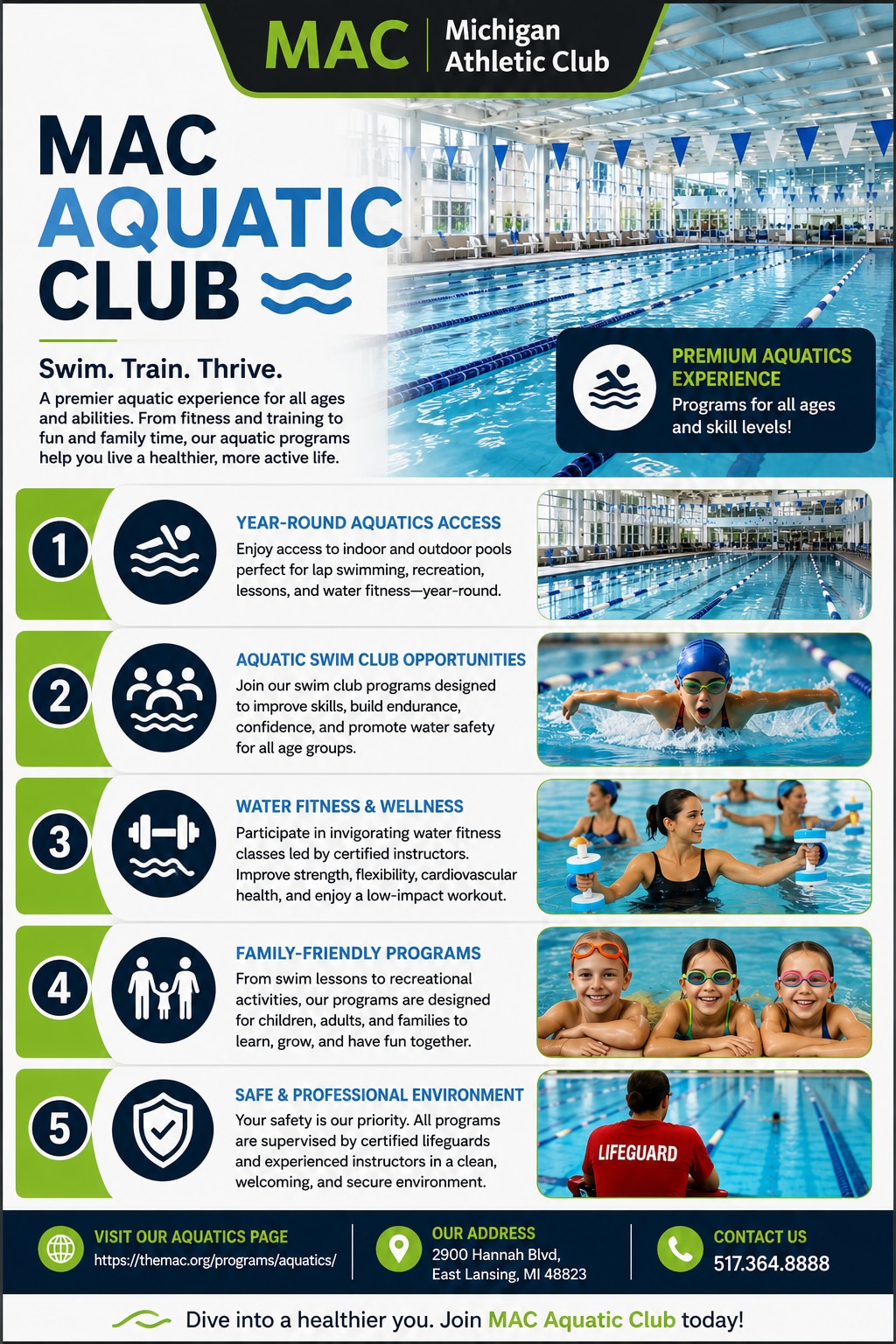 MAC Aquatic Club at Michigan Athletic Club