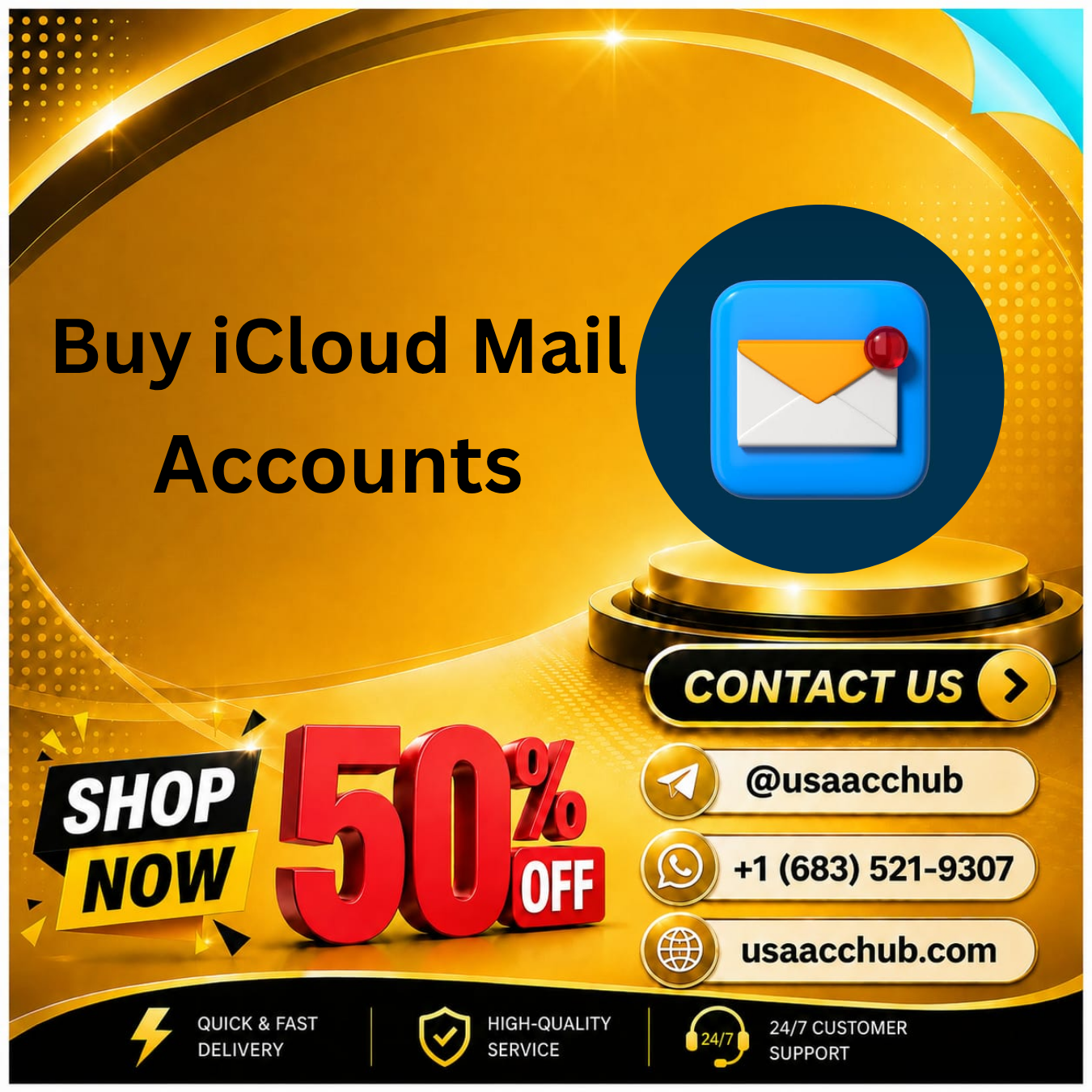 Buy iCloud Mail Accounts - Old & New Available