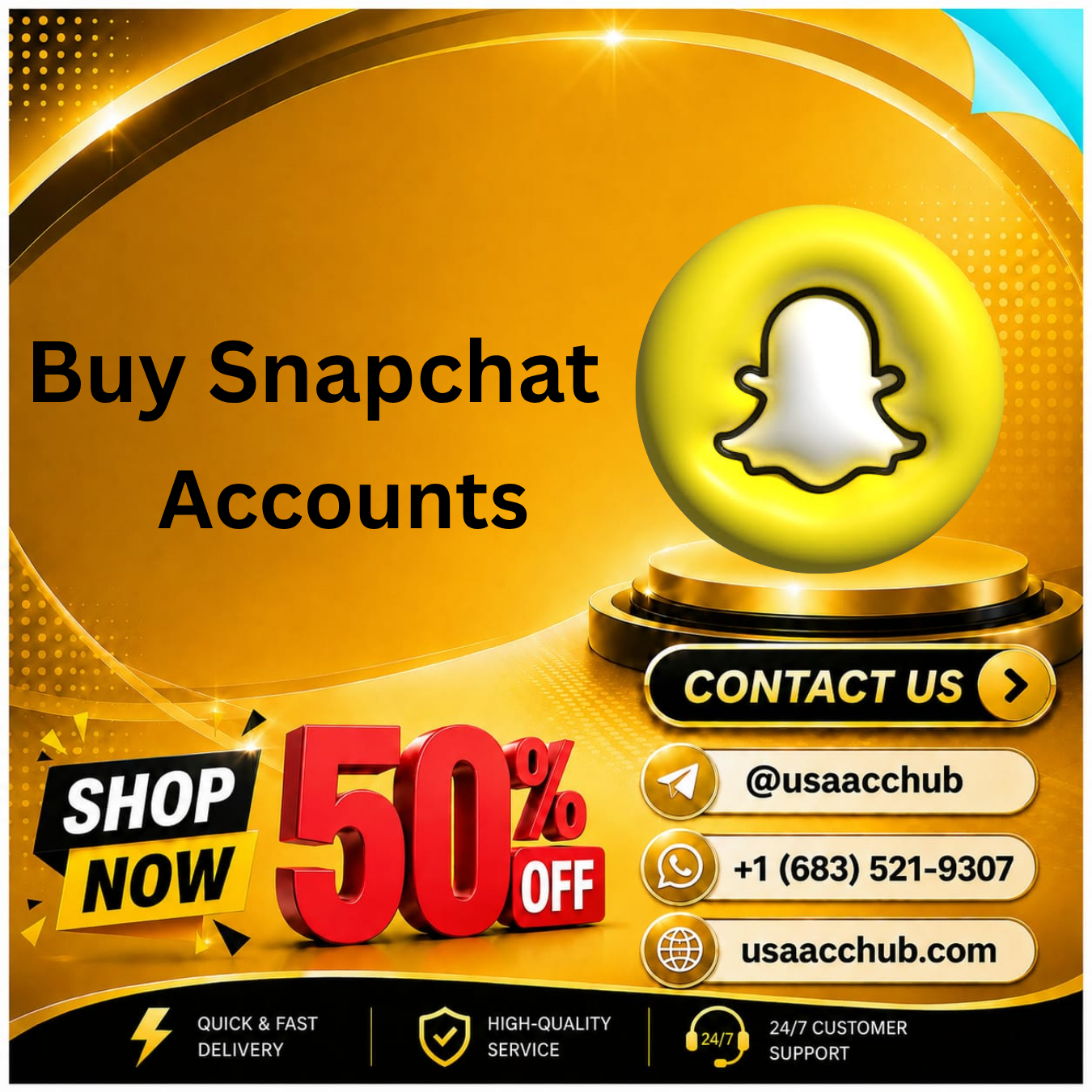Buy Snapchat Accounts -100% Secure & Fast Delivery