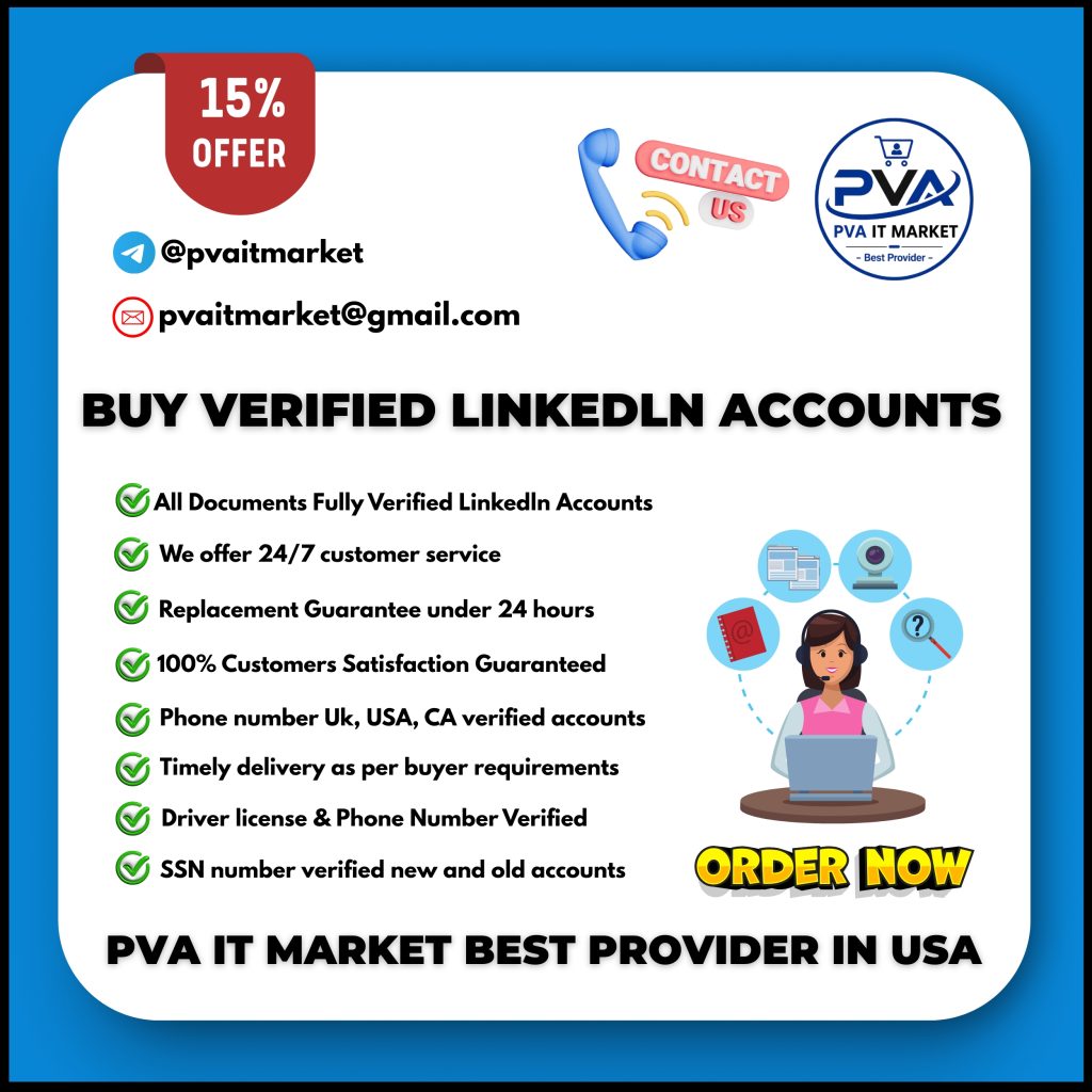 Buy Verified Linkedln Accounts - 100% Safe 500 to 1500 followers