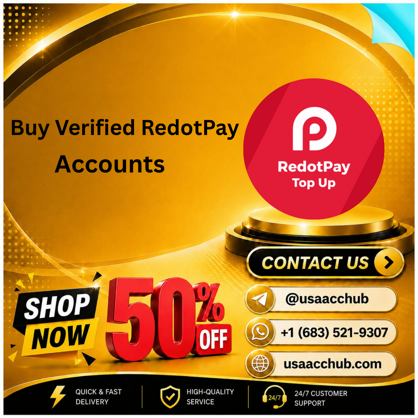 Buy Verified RedotPay Accounts Fast, Secure & Trusted Service