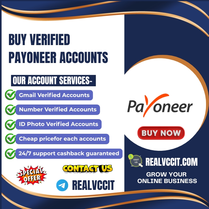 Buy Verified Payoneer Accounts - Registration & Verification Support