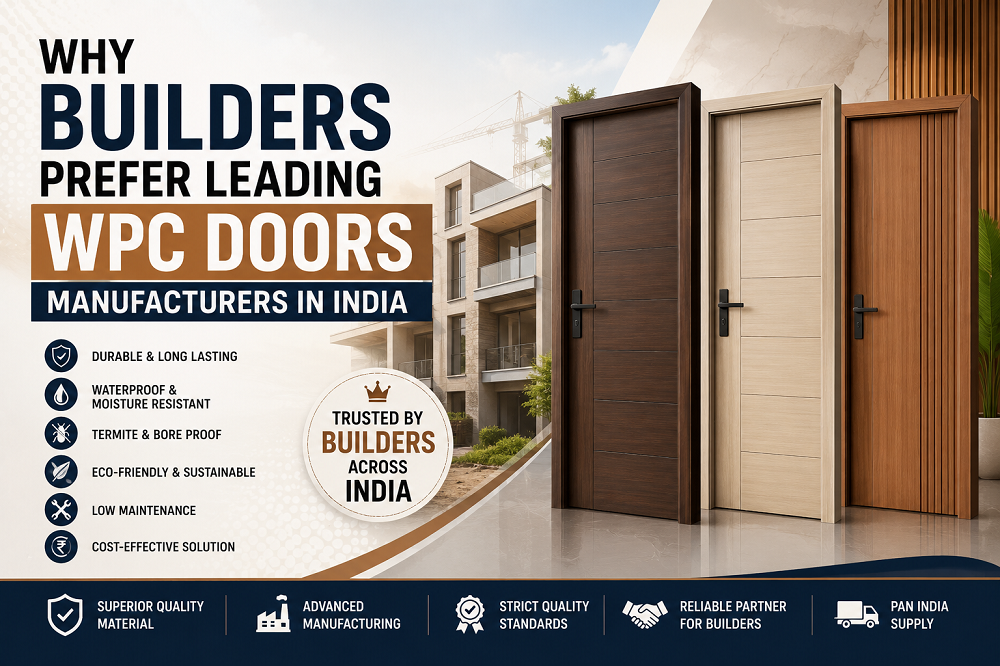 Why Builders Prefer Leading WPC Doors Manufacturers in India