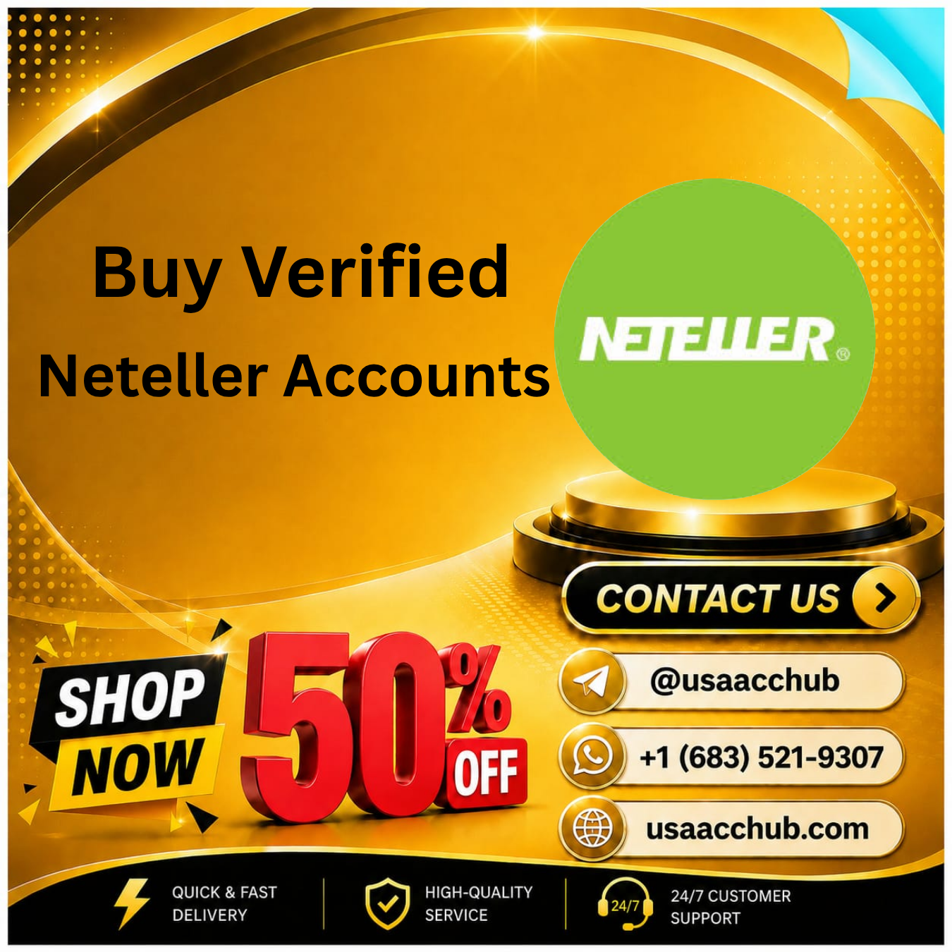 Buy Verified Neteller Accounts-Premium Quality Provider USA & UK