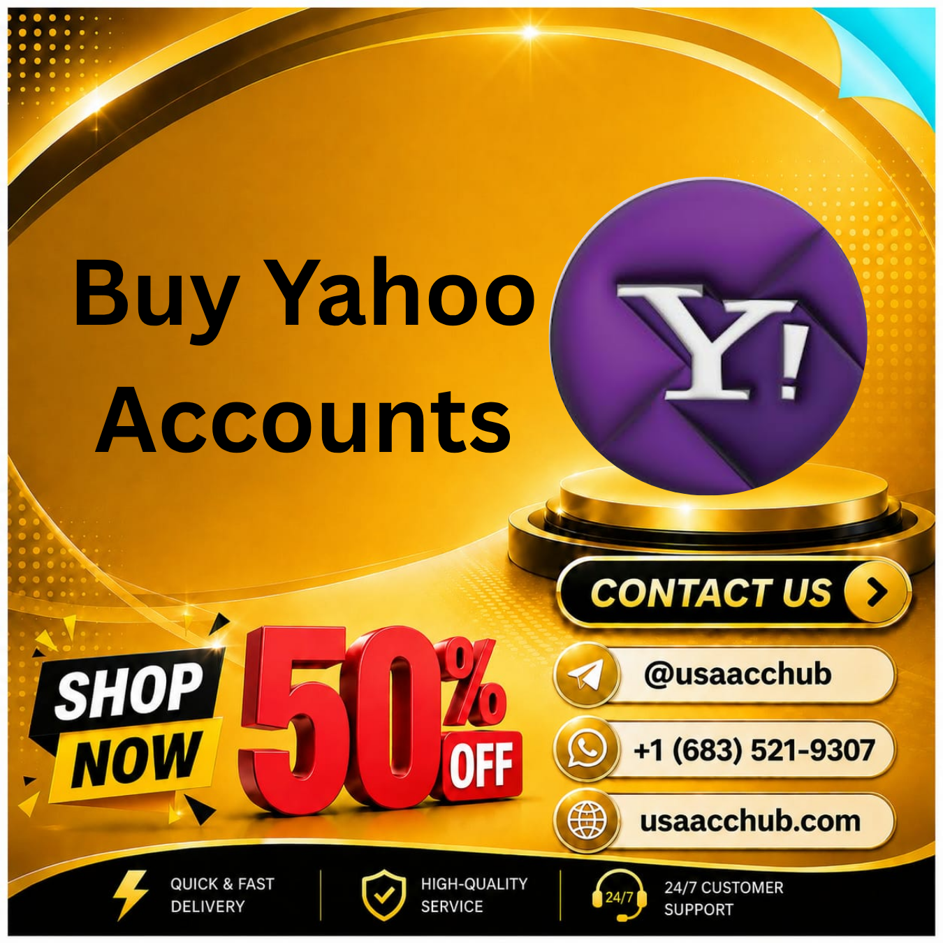 Buy Yahoo Accounts -100% Verified, Bulk, Fast Delivery