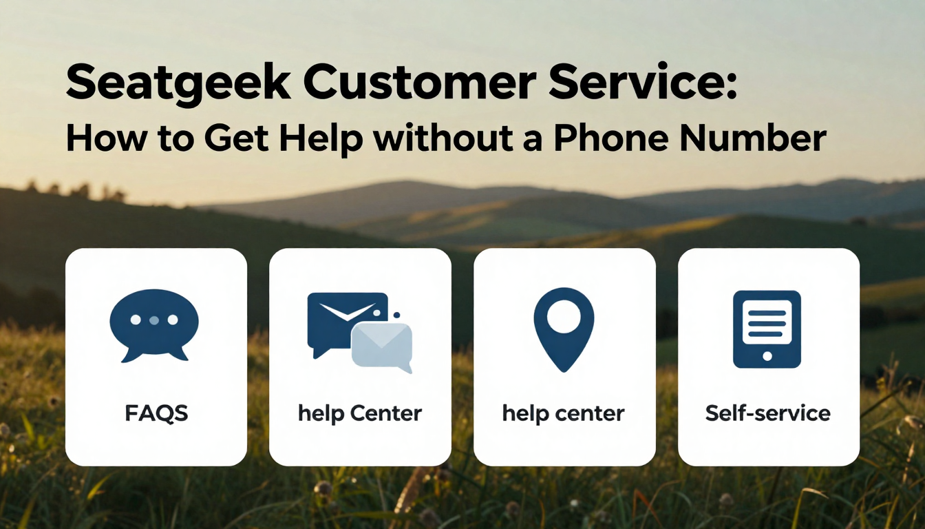 Seatgeek Customer Service: How to Get Help without a Phone