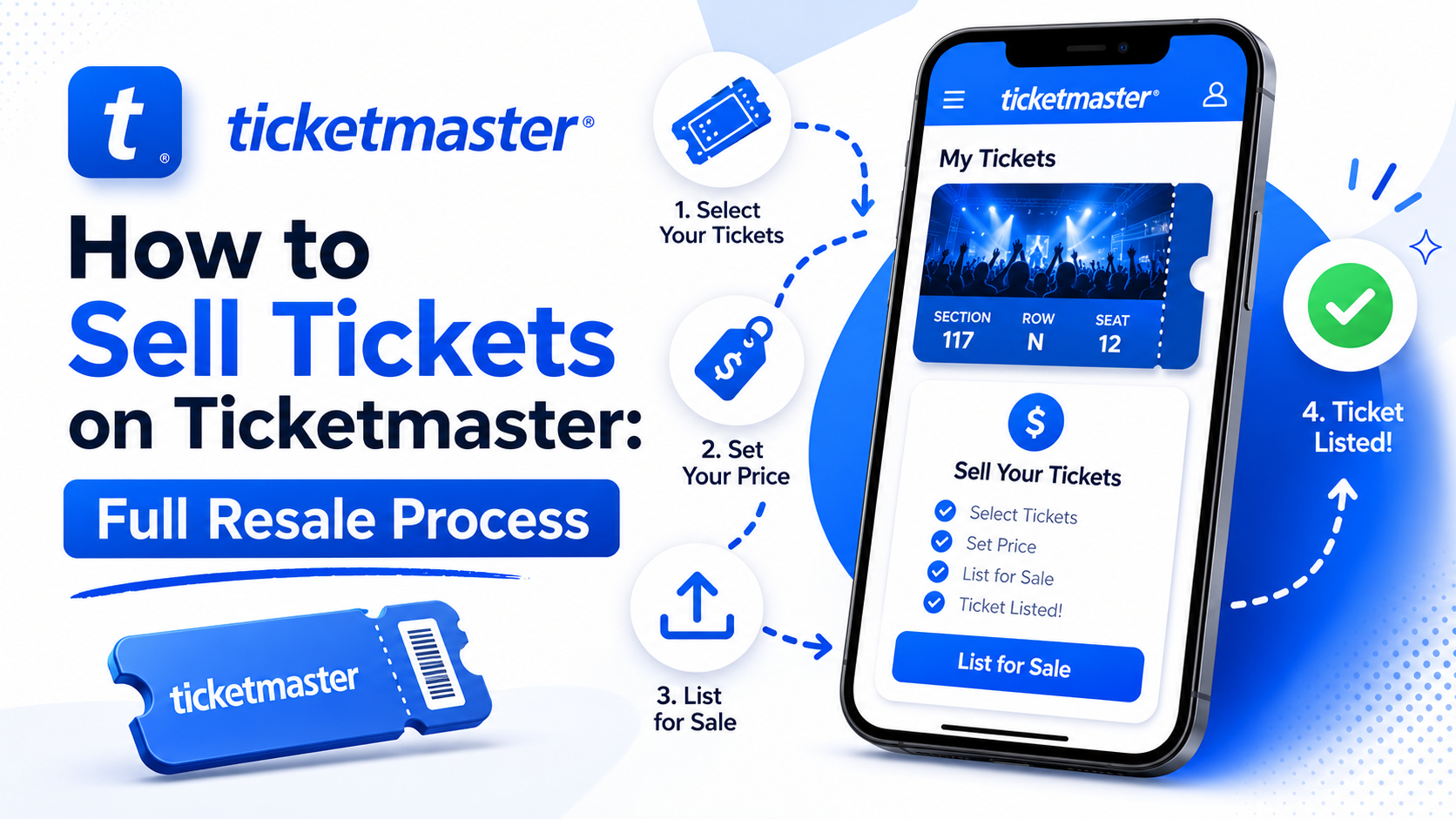 How to Sell Tickets on Ticketmaster: Full Resale Process