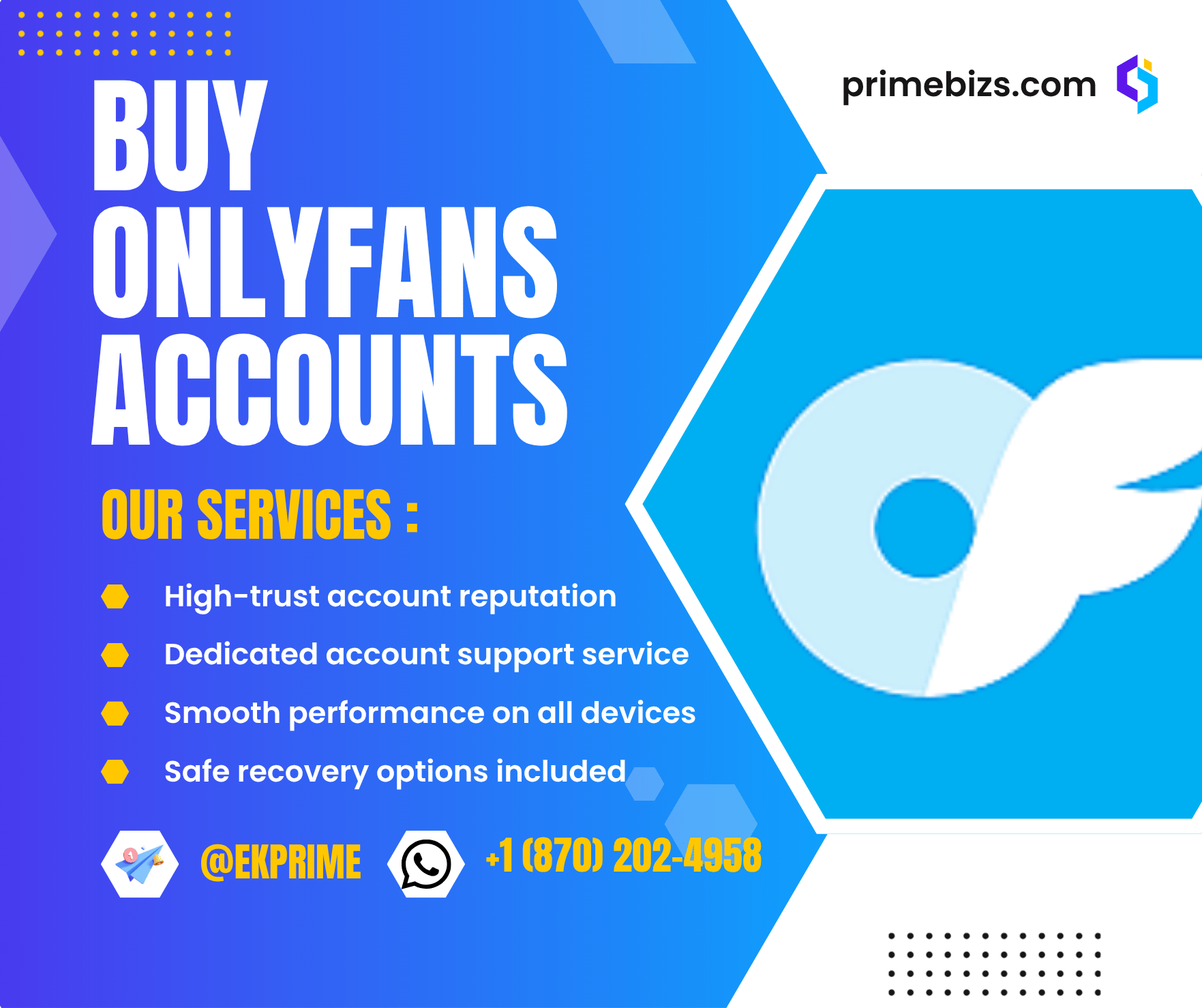 Buy Verified OnlyFans Accounts - 100% Verified & Safely