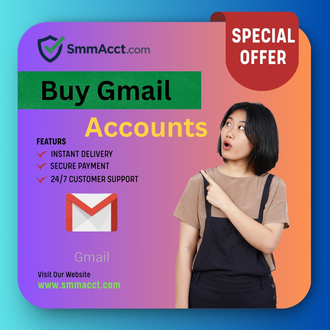 Buy Gmail Accounts - Aged PVA for Marketing & SEO