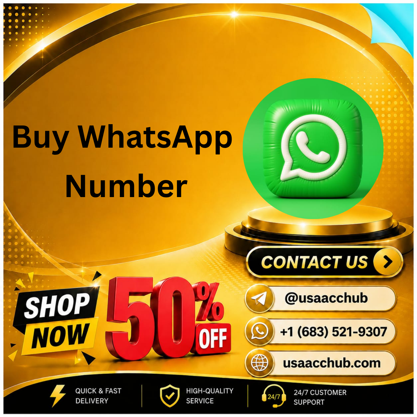 Buy WhatsApp Number- 100% Reliable & Trusted Provider
