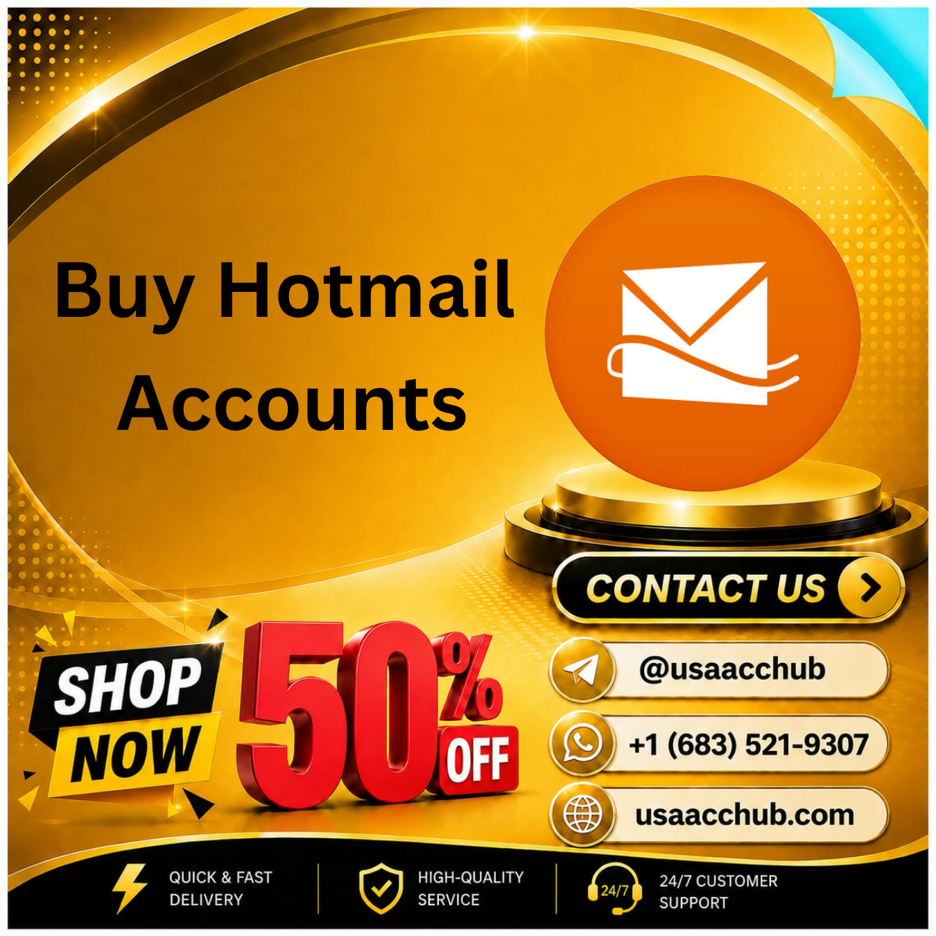 Buy Hotmail Accounts -Fast & 100% Secure Delivery