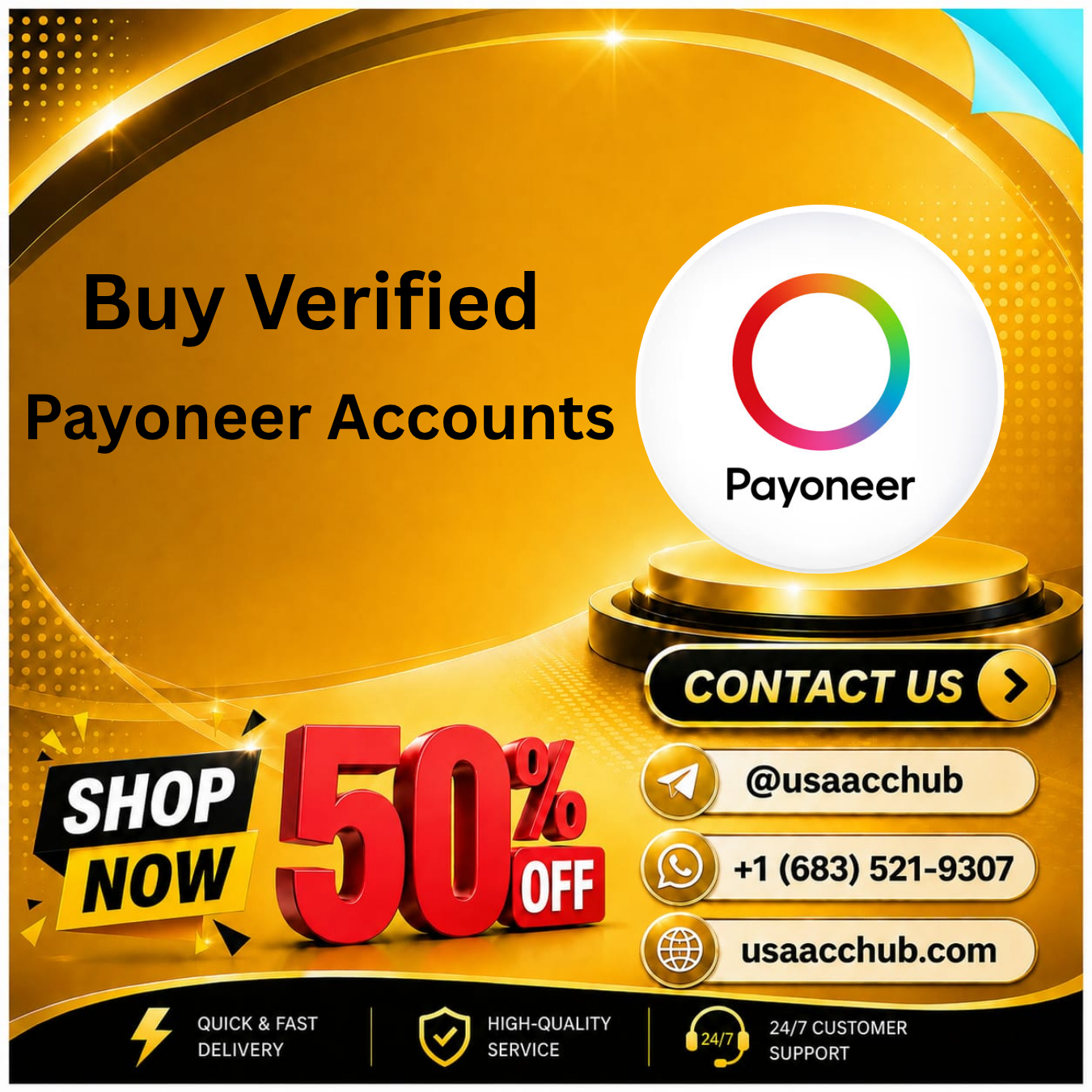 Buy Verified Payoneer Accounts -100% Trusted Seller (USA & UK)