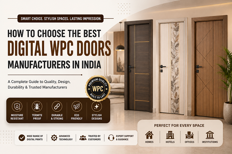 Best Digital WPC Doors Manufacturers in India