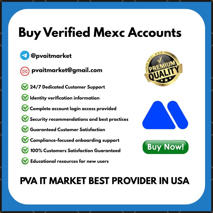 Buy Verified Mexc Account - 100 % Safe & KYC Verified Acc