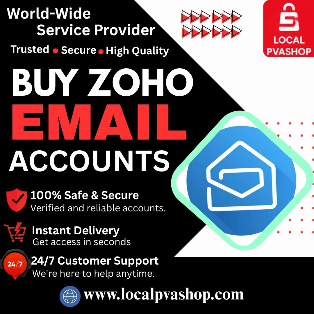 Buy Zoho Email Accounts - 100% Secure & Ready-to-Use