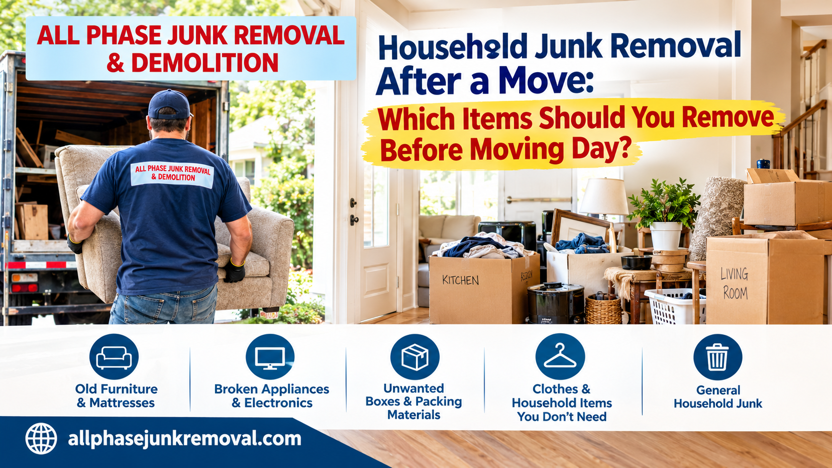Household Junk Removal After a Move: Which Items Should You Remove...