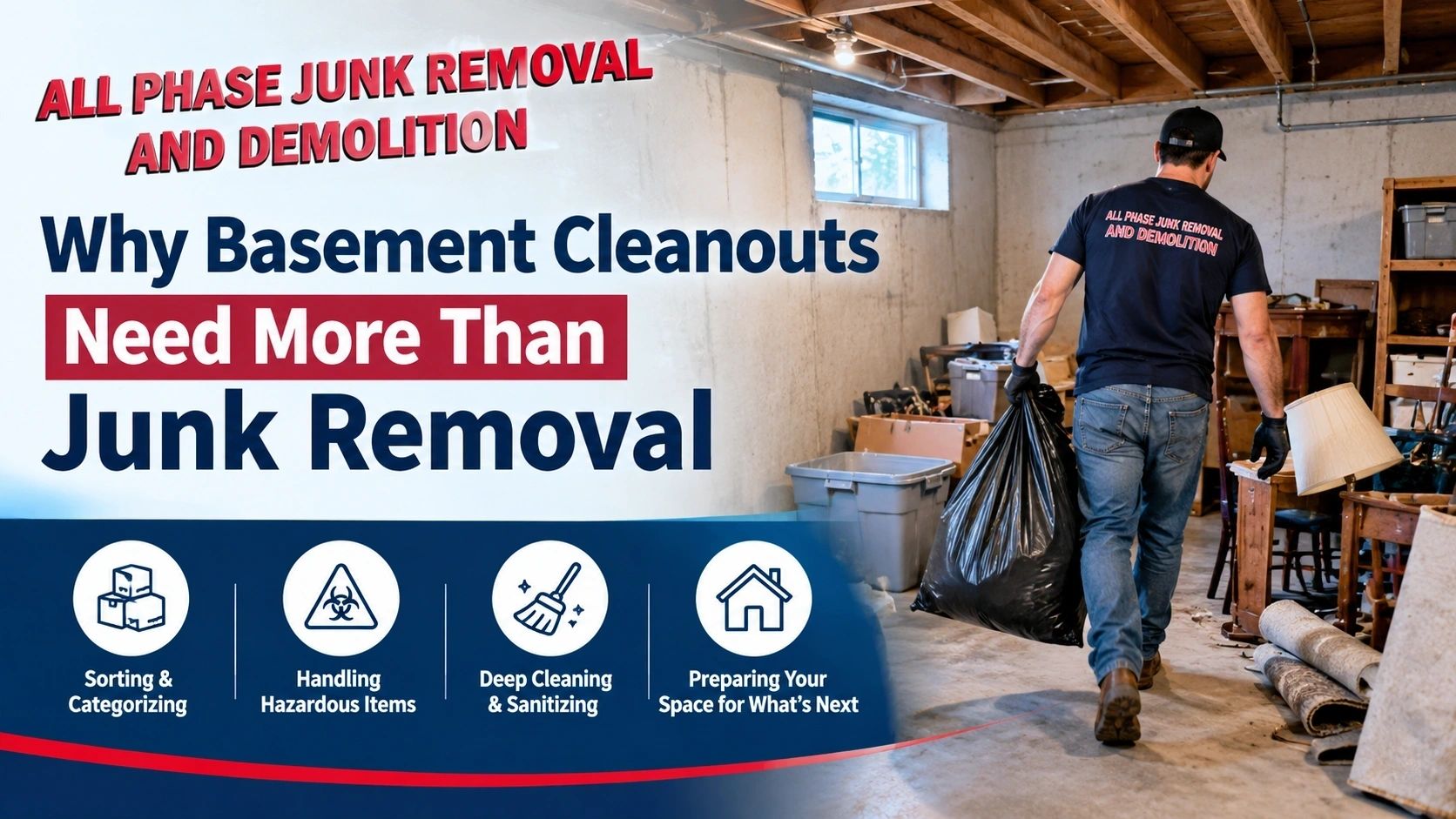 Why Basement Cleanouts Need More Than Junk Removal